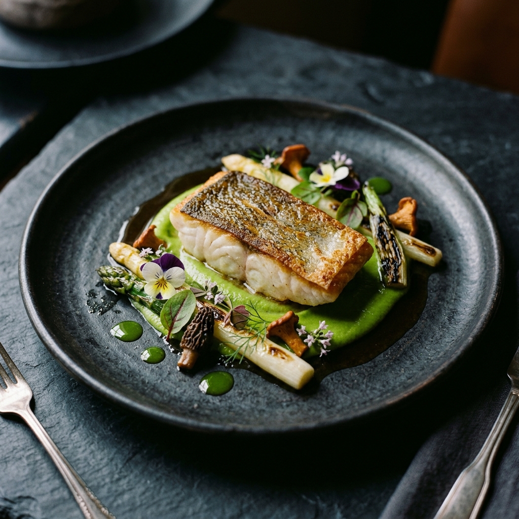 Luxe Menu Culinary Background